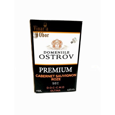 Domeniile Ostrov Premium Cabernet Sauvignon Rose Sec Bag In Box 10l